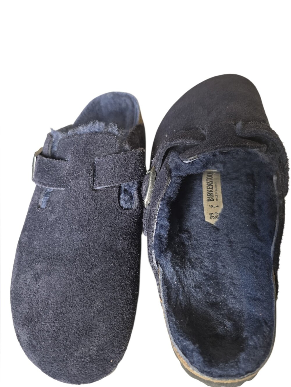 Birkenstock Lamb fur clogs Boston Shearling Suede, Size US Women's 8–8.5 or US M - Picture 2 of 5